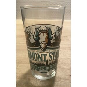 2012 Belmont Stakes New York Horse Race Glass With List Of Every Winners